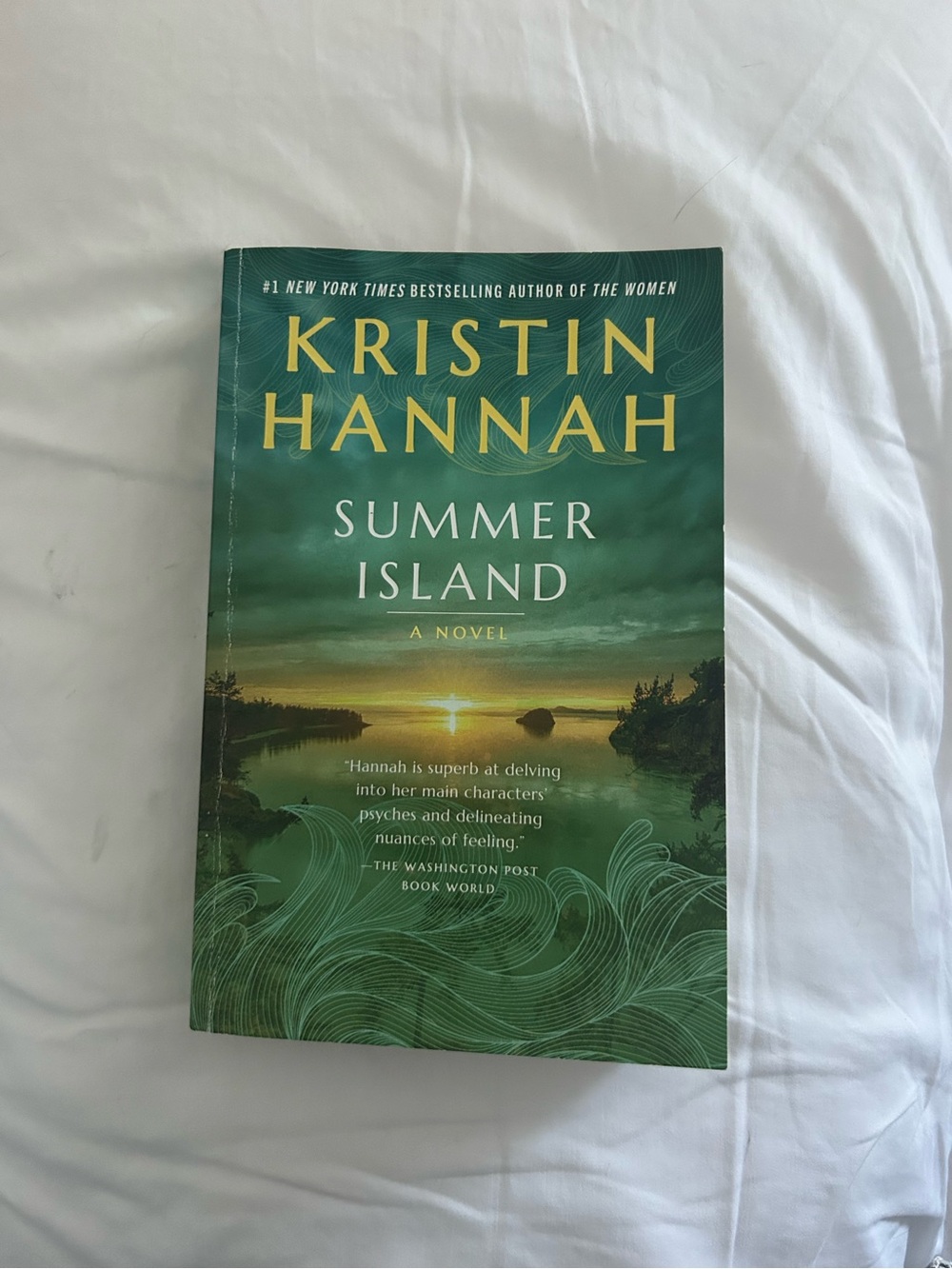 3/25$ Summer island book by Kristin Hannah
